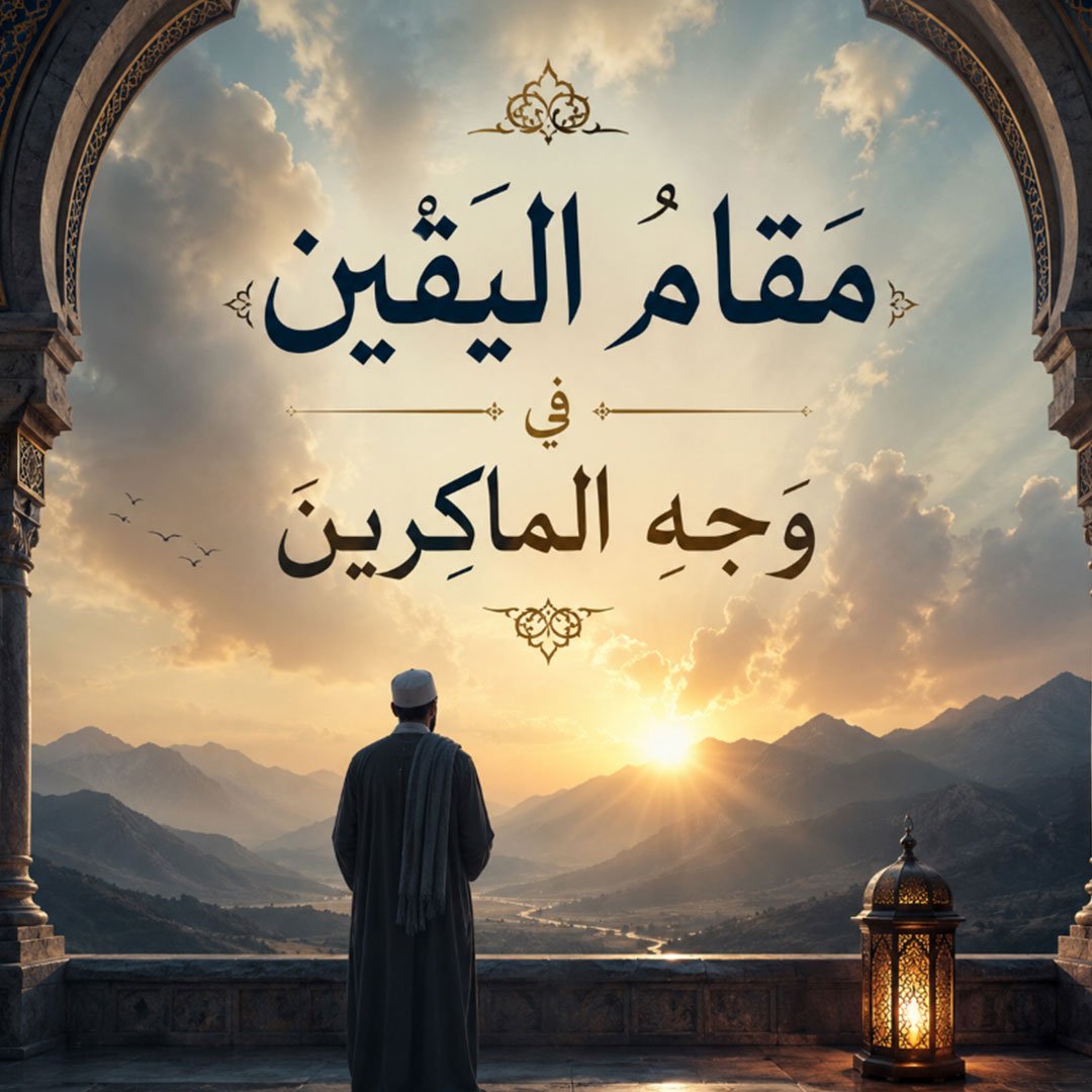 »مَقامُ اليَقينِ في وَجْهِ الماكِرينَ«: