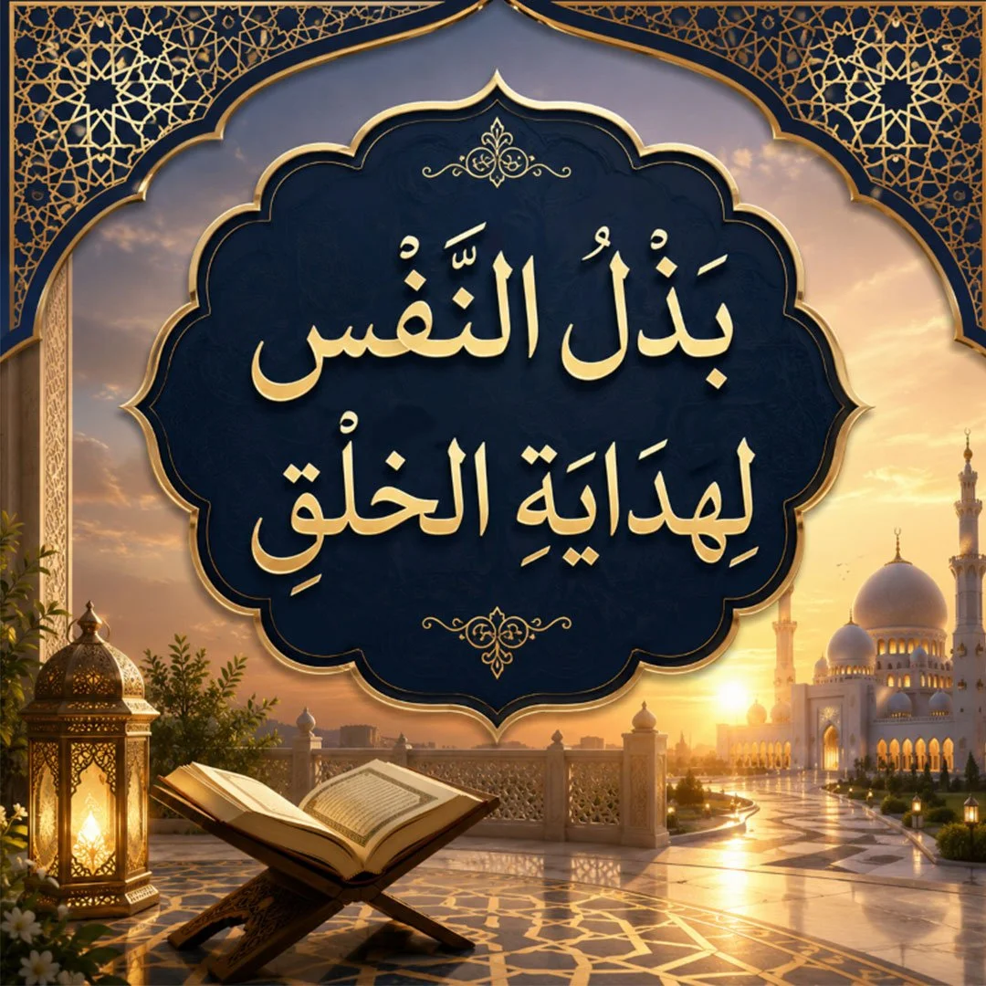 بذلُ النَّفسِ لهدايَةِ الخلقِ..