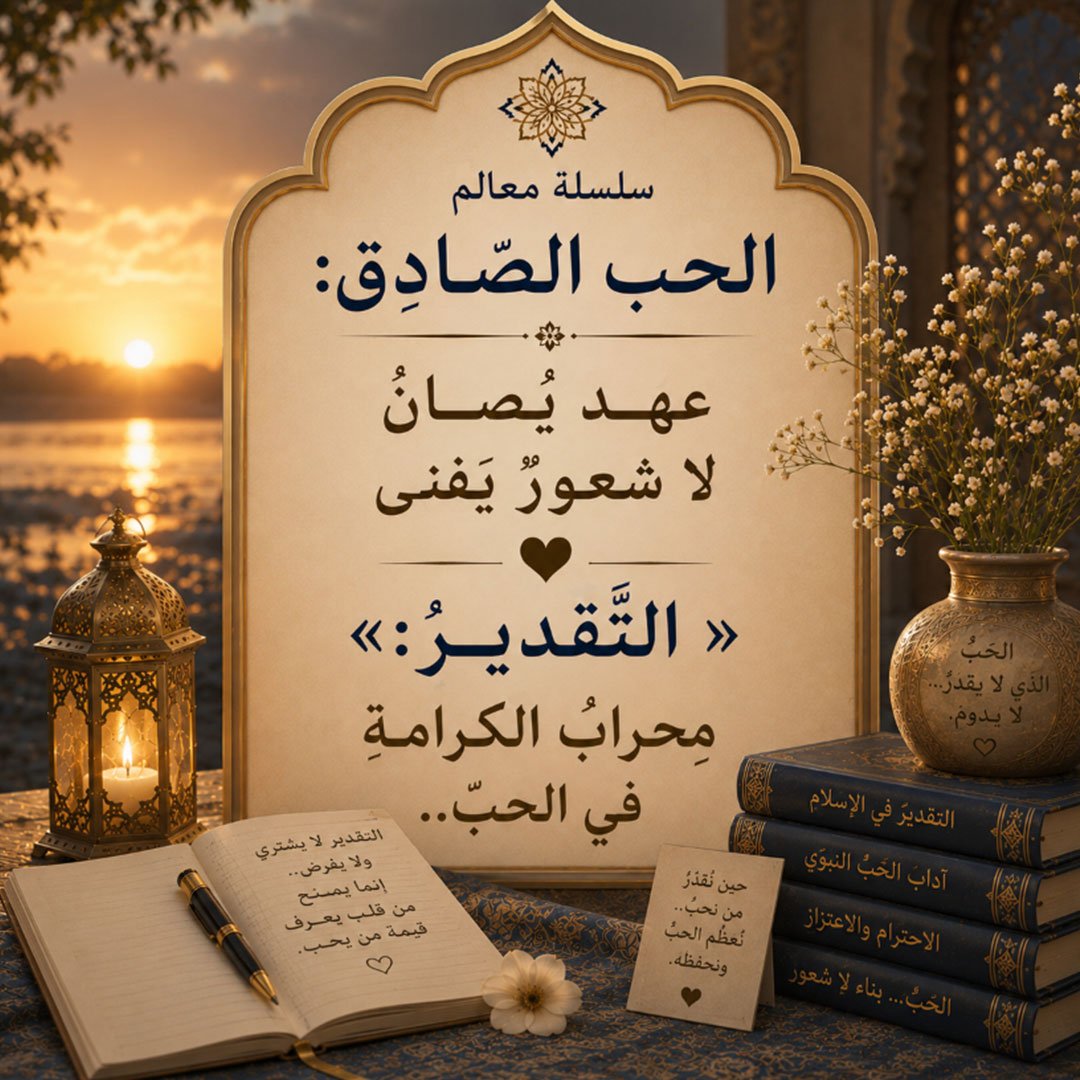 «التَّقديرُ»: مِحرابُ الكرامَةِ في الحُبِّ..