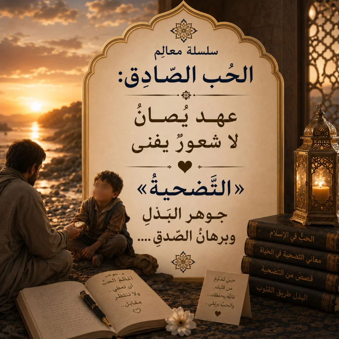 «التَّضحيةُ»: جوهَرُ البَذْلِ وبرهانُ الصِّدْقِ..