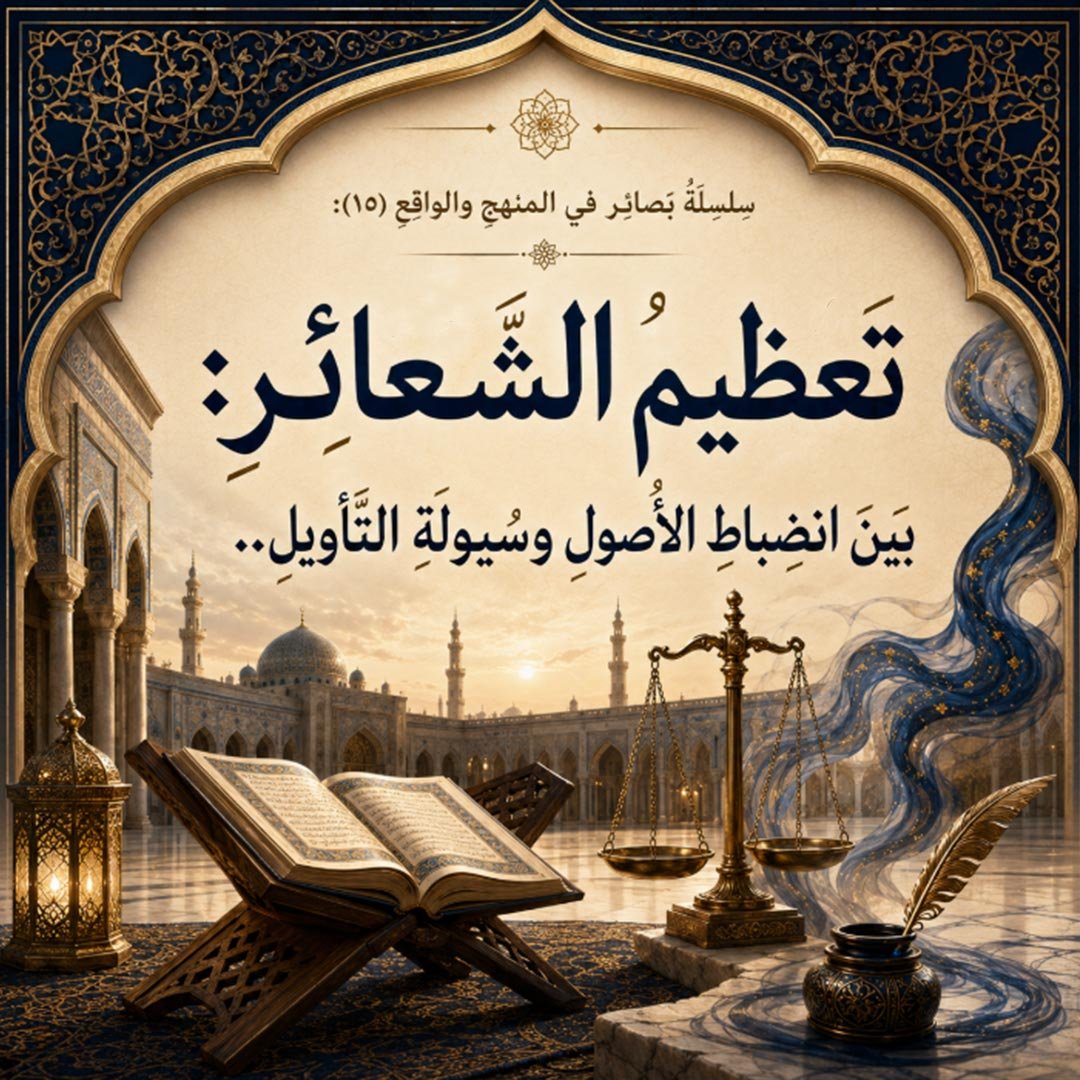تعظيمُ الشَّعائِرِ: بينَ انضِباطِ الأُصولِ وسُيولَةِ التَّأْويلِ..