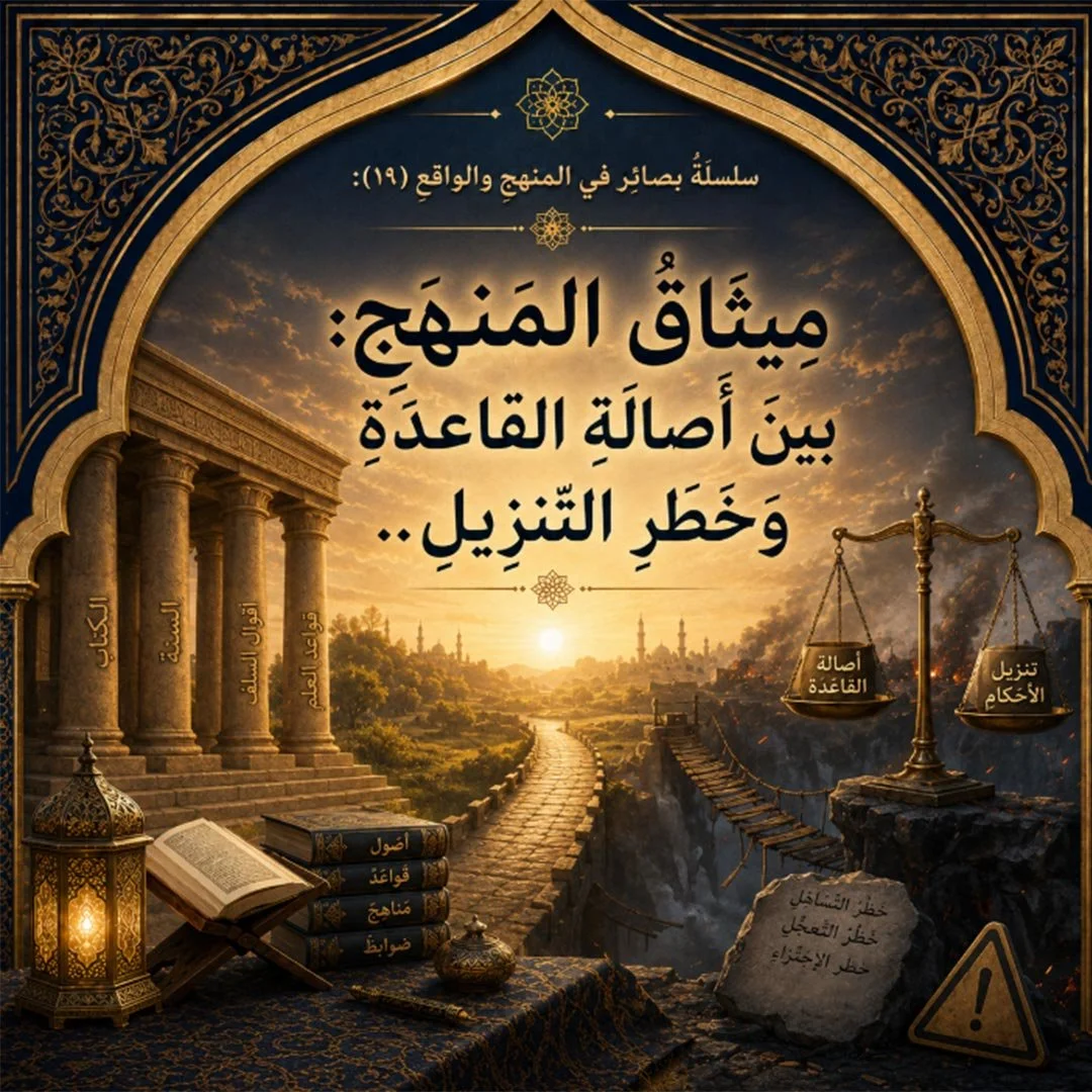 ميثاقُ المنهجِ: بينَ أَصالَةِ القاعدَةِ وخطَرِ التَّنزيلِ..