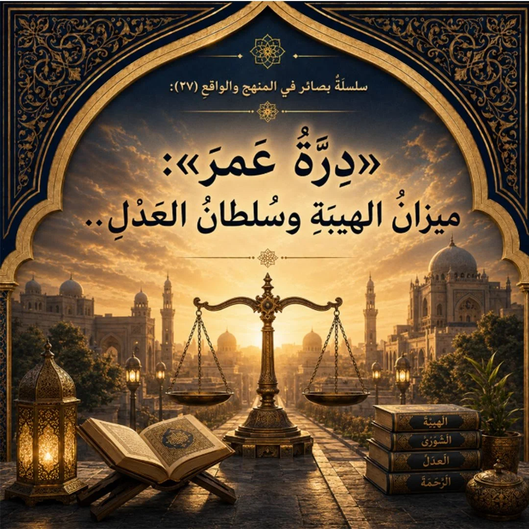 »دِرَّةُ عمرَ«: ميزانُ الهيبَةِ وسُلطانُ العَدْلِ..