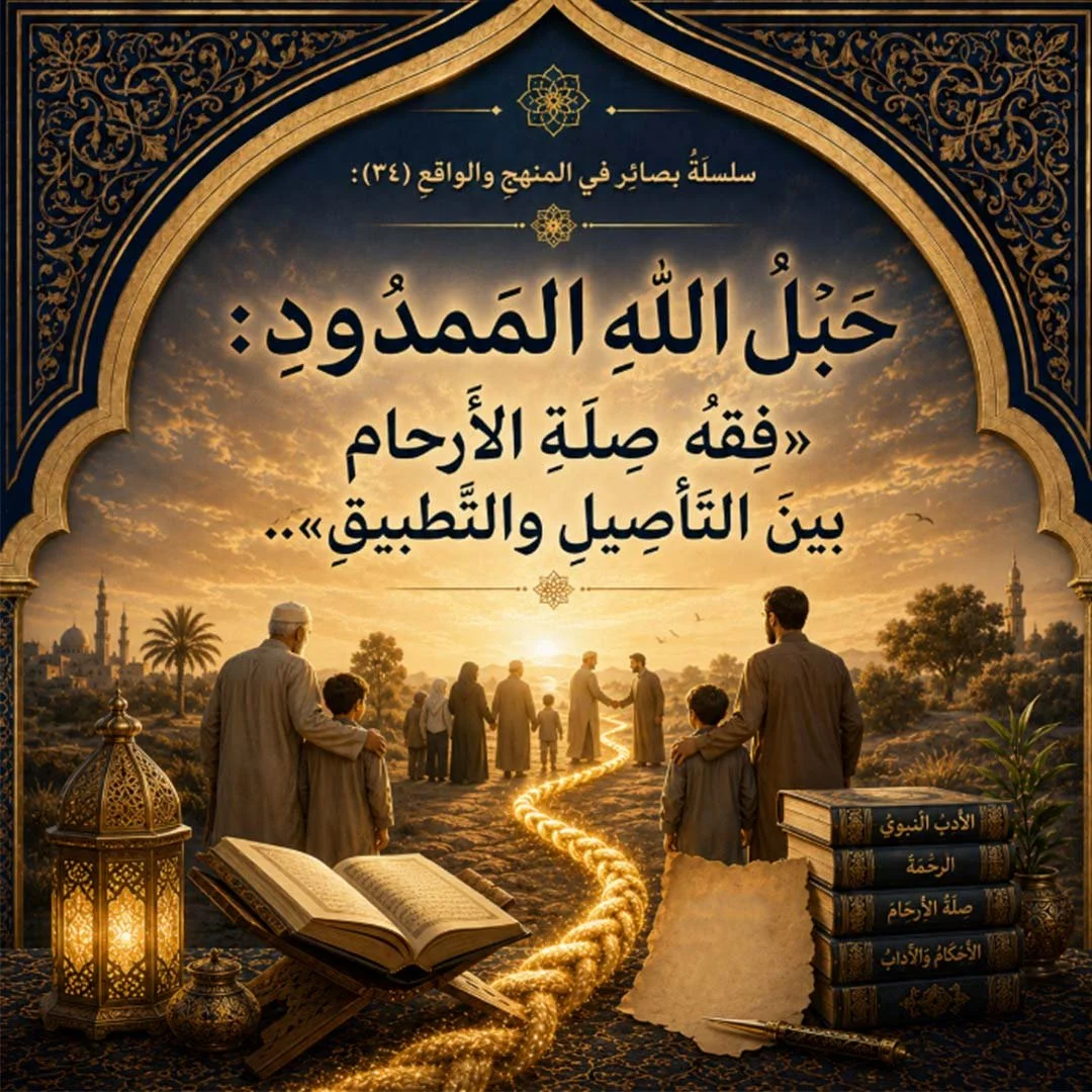 حبلُ اللهِ الممدُودِ: »فقهُ صِلَةِ الأَرحامِ بينَ التَّأْصيلِ والتَّطبيقِ«..