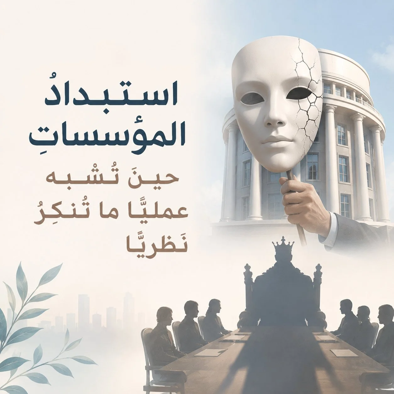»استبدادُ المؤَسَّساتِ« حينَ تُشْبِهُ عمليًّا ما تُنكِرُ نظريًّا:
