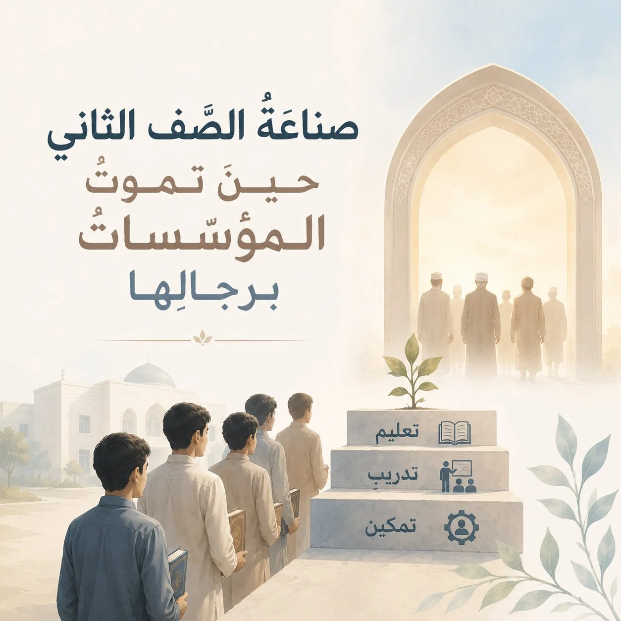 »صناعَةُ الصَّفِّ الثَّاني« حينَ تموتُ المؤَسَّساتُ برجالِها: