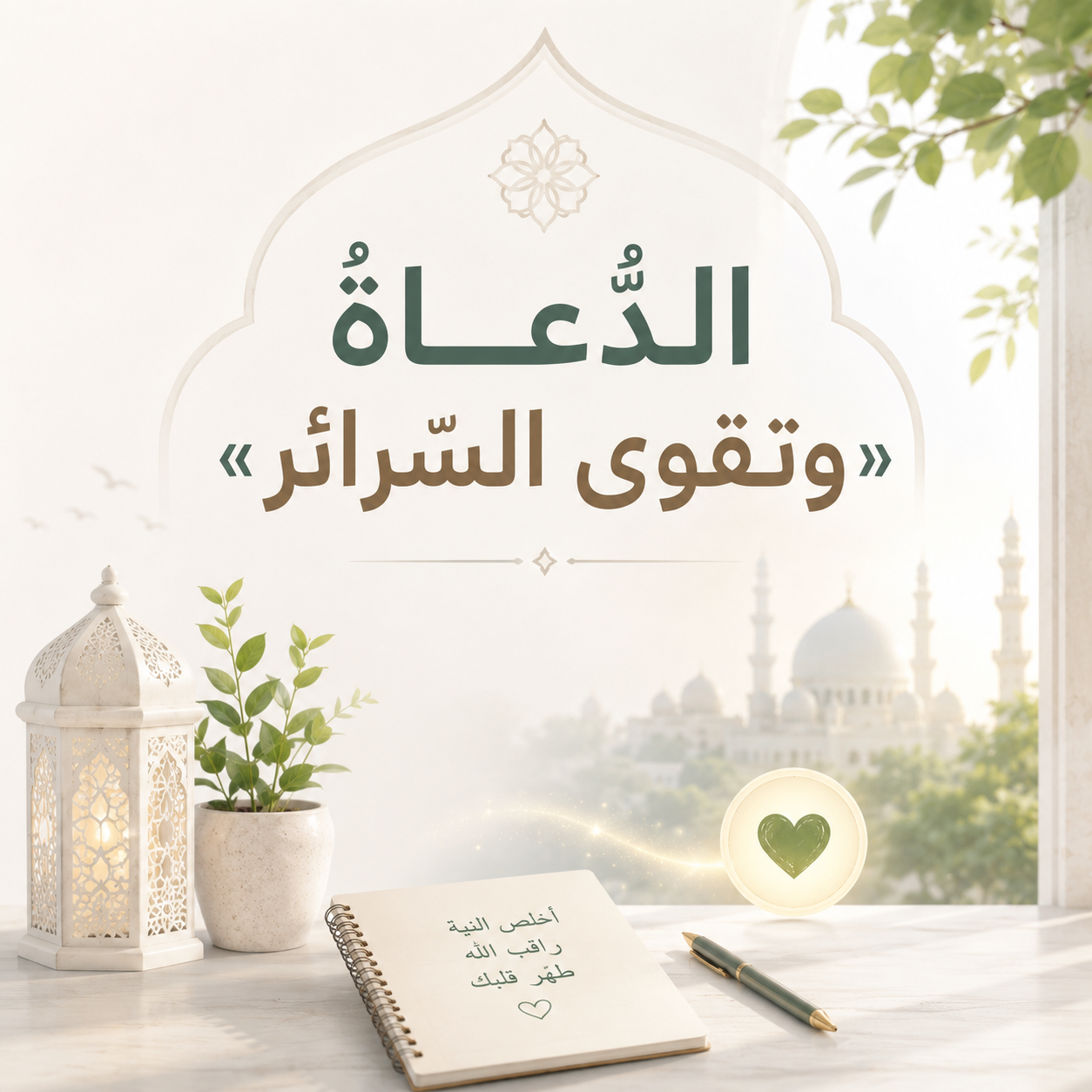 »الدُّعاةُ وتقوى السَّرائرِ«: