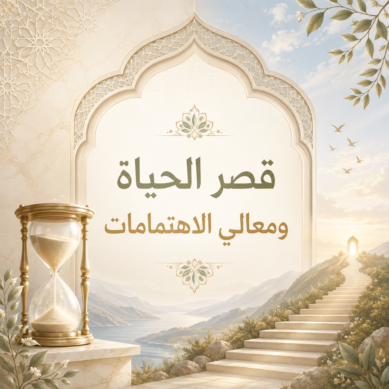»قِصَرُ الحياةِ ومَعالي الاهتماماتِ«: