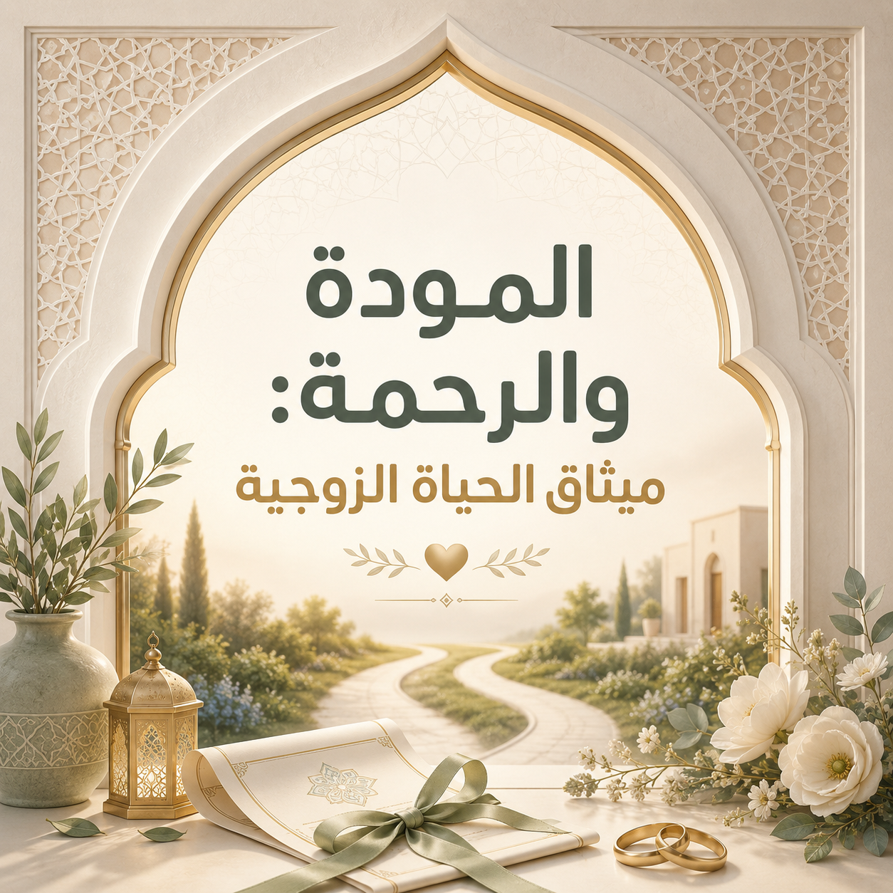  »المودَّةُ والرَّحمَةُ: ميثاقُ الحياةِ الزَّوجيَّةِ«: