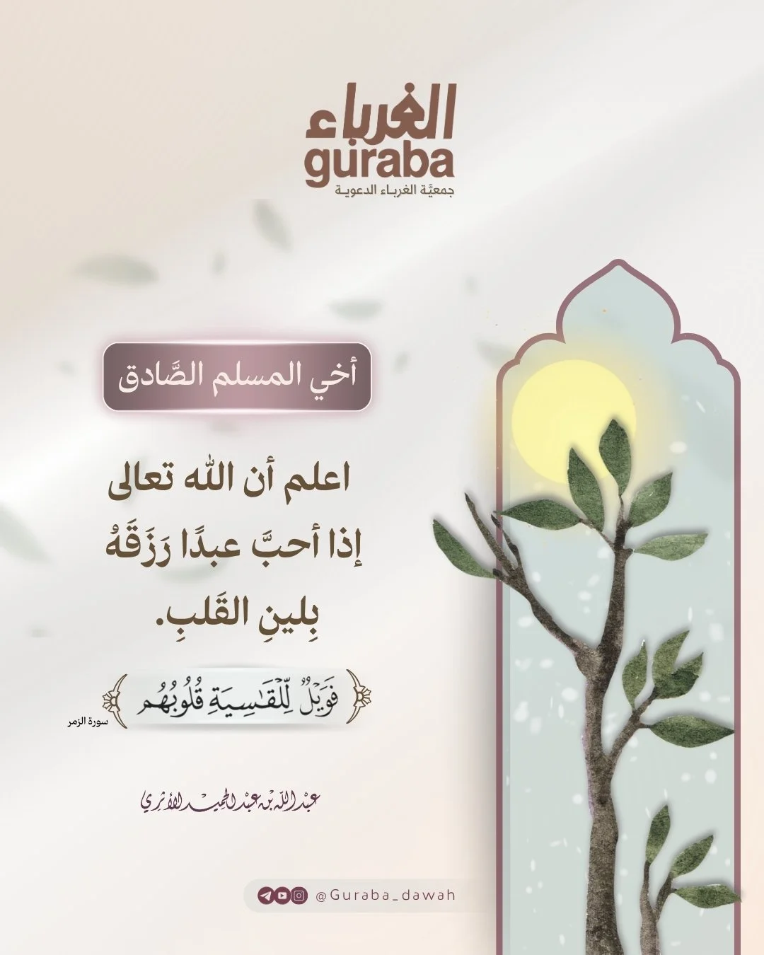 رزقه بلين القلب