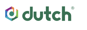Dutch logo with a stylized D and hexagonal icon