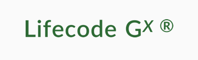 Lifecode GX logo in green text