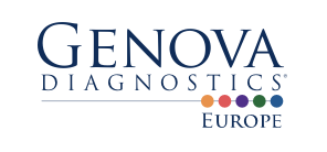 Genova Diagnostics Europe logo with the company name and colored circles.