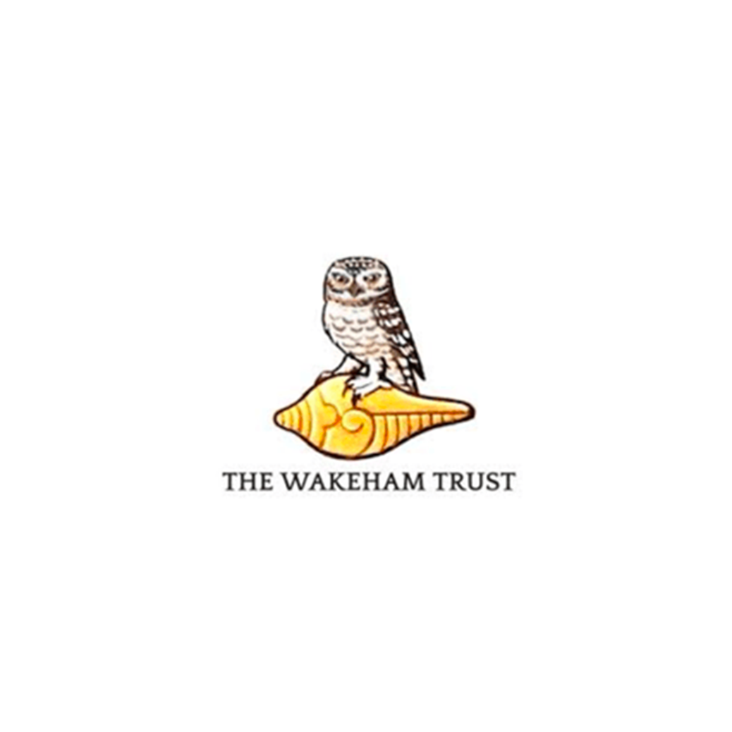 Logo for Wakeham Trust in black and yellow