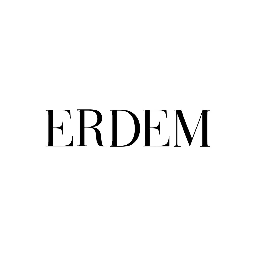 Erdem logo in capitalised black font