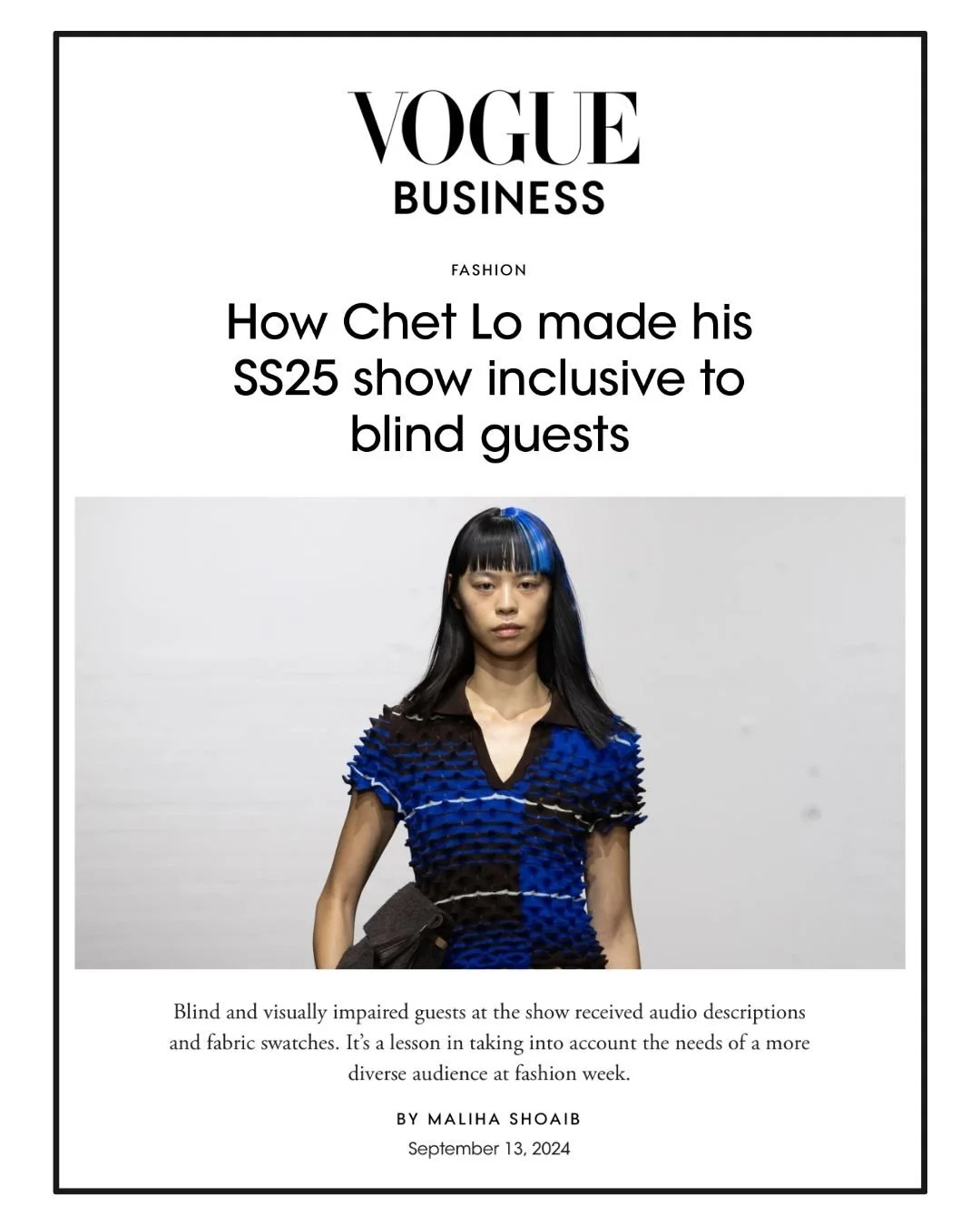 Click image to read on Vogue