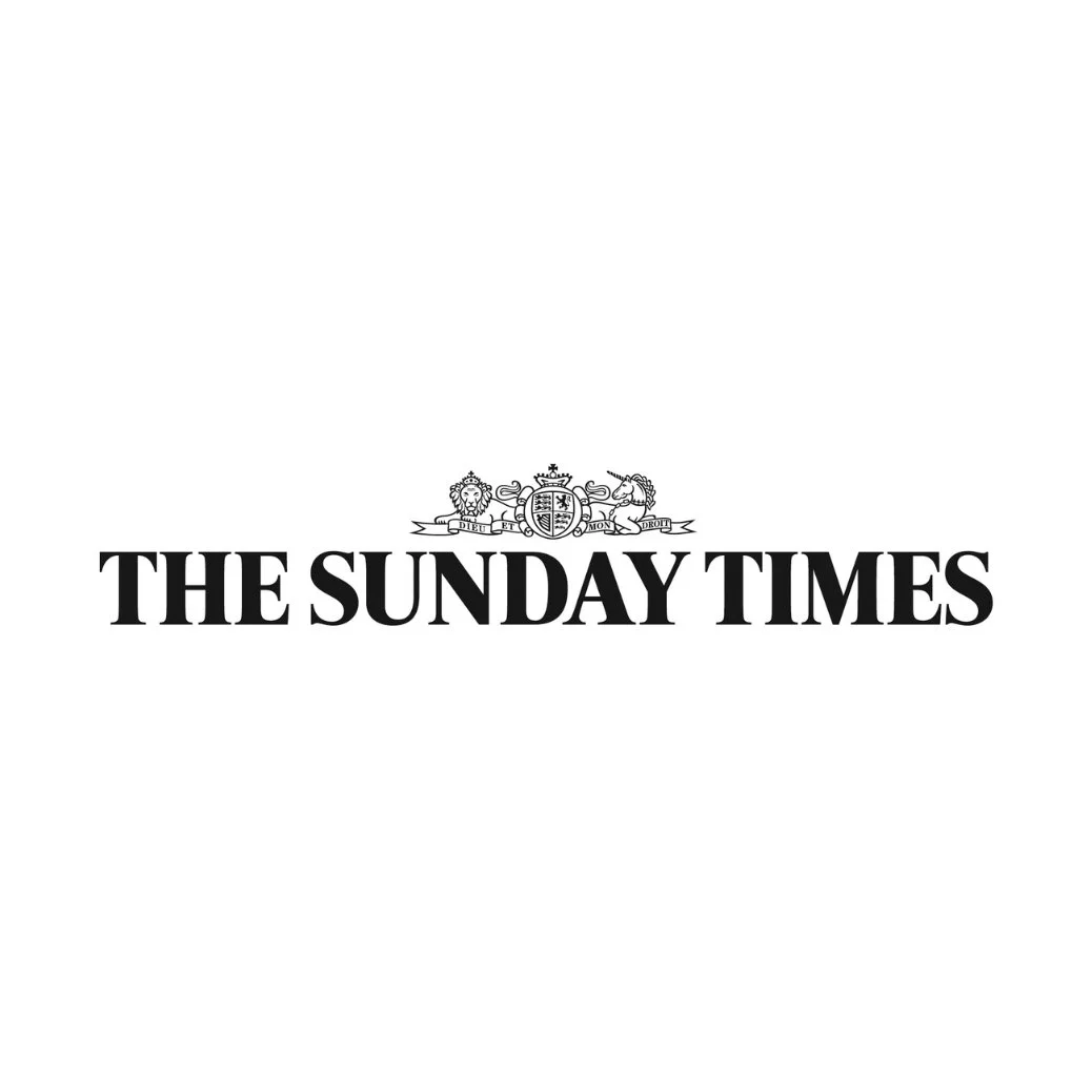 The Sunday Times logo in black