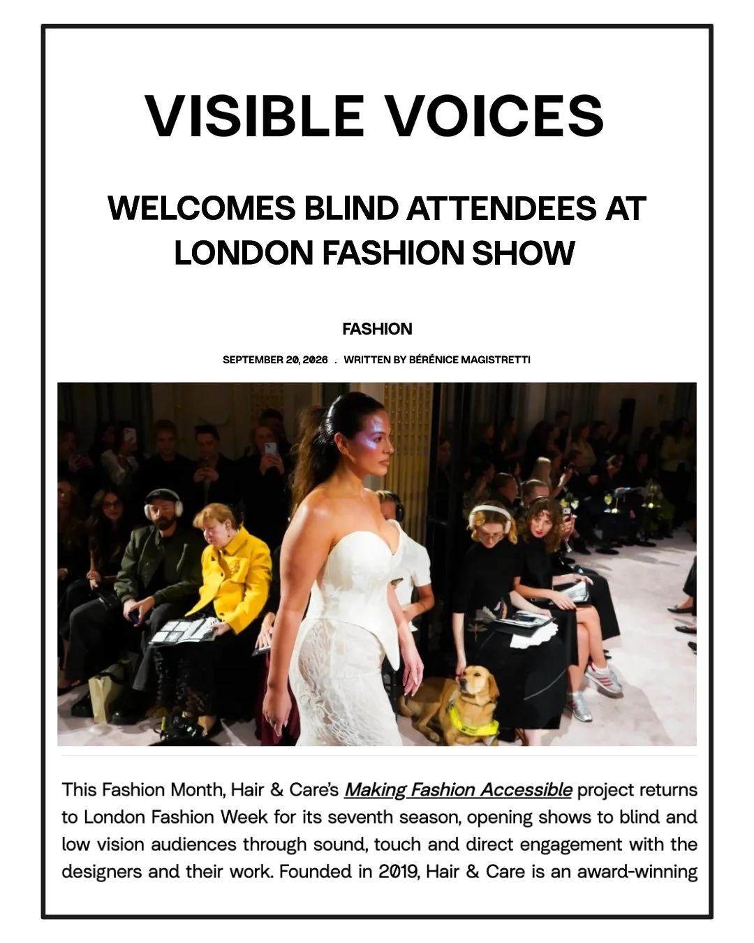 Click image to read on Visible Voices