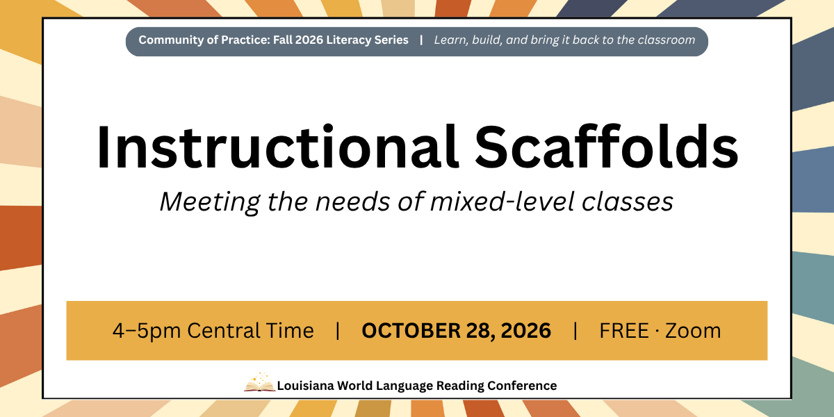 Advertisement for the October session of the Fall Literacy Series
