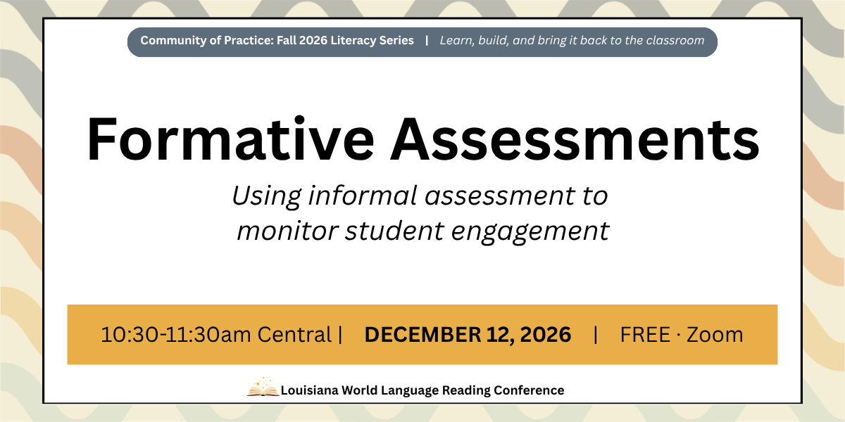 Advertisement for the December session of the Fall Literacy Series