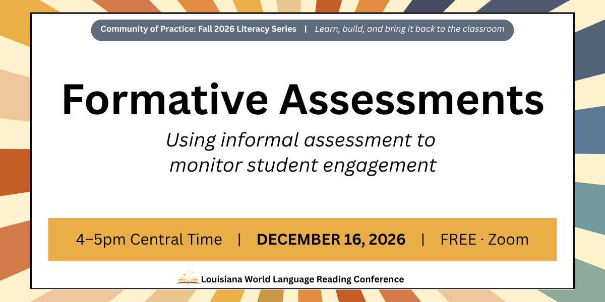 Advertisement for the December session of the Fall Literacy Series