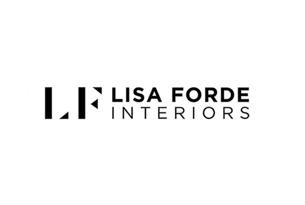 Logo for Lisa Forde Interiors with stylized initials and text