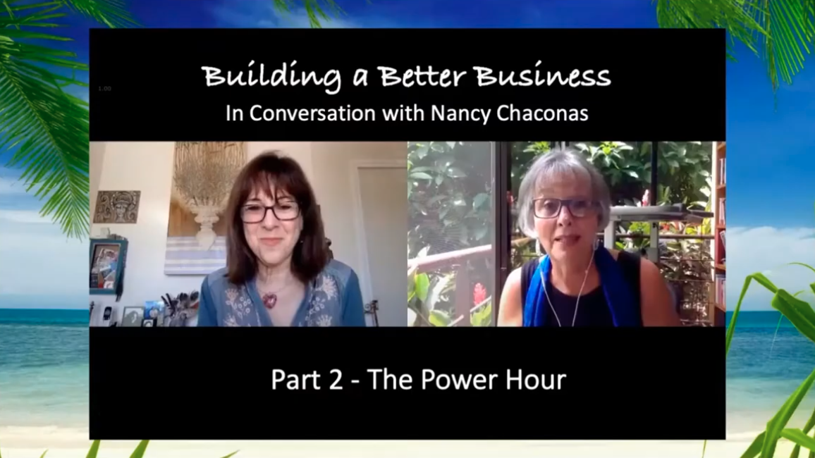 Nancy Chaconas and Lorna Rasmussen in a  podcast interview