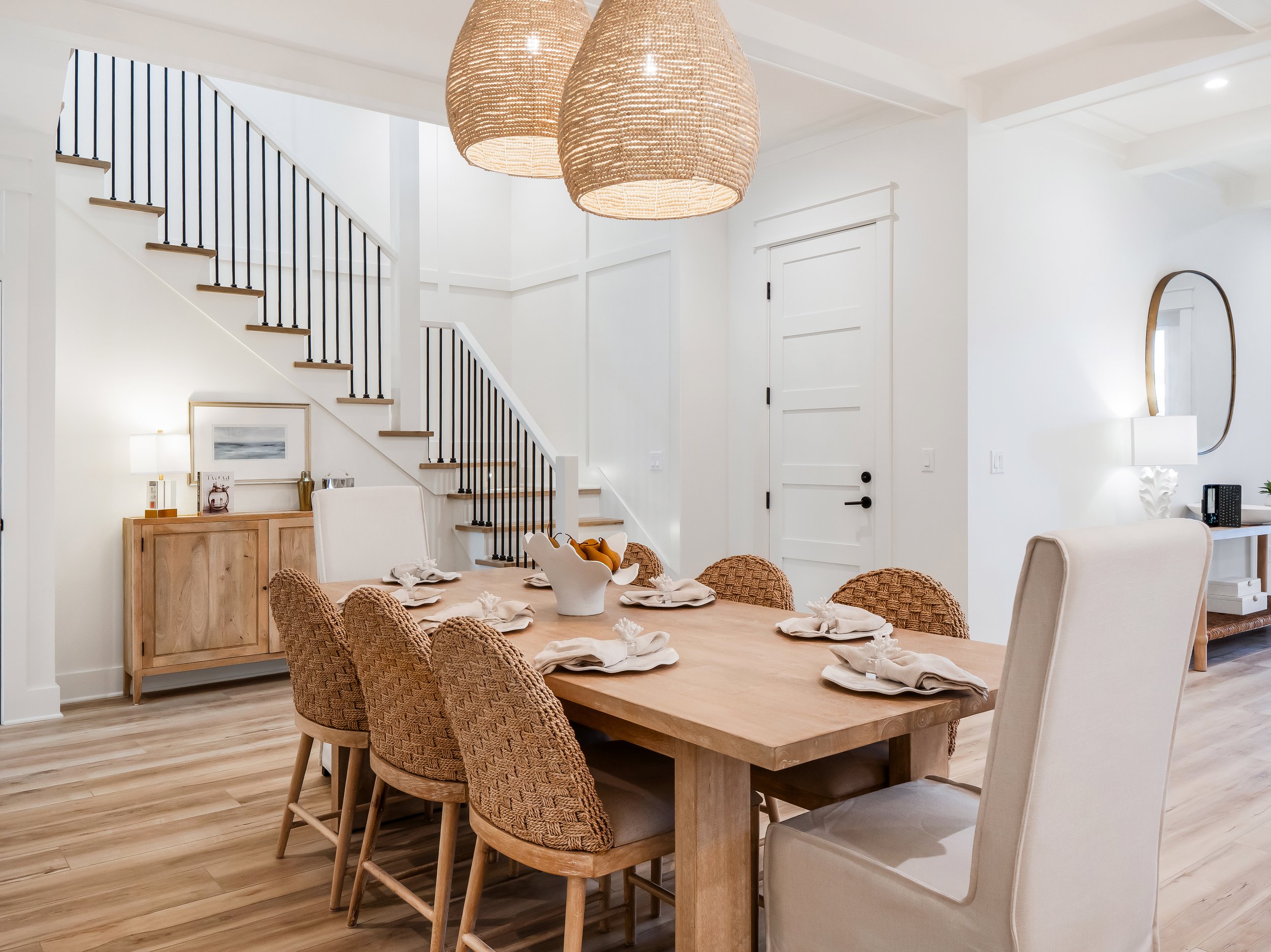 Dining Paneled Stairwell.JPG