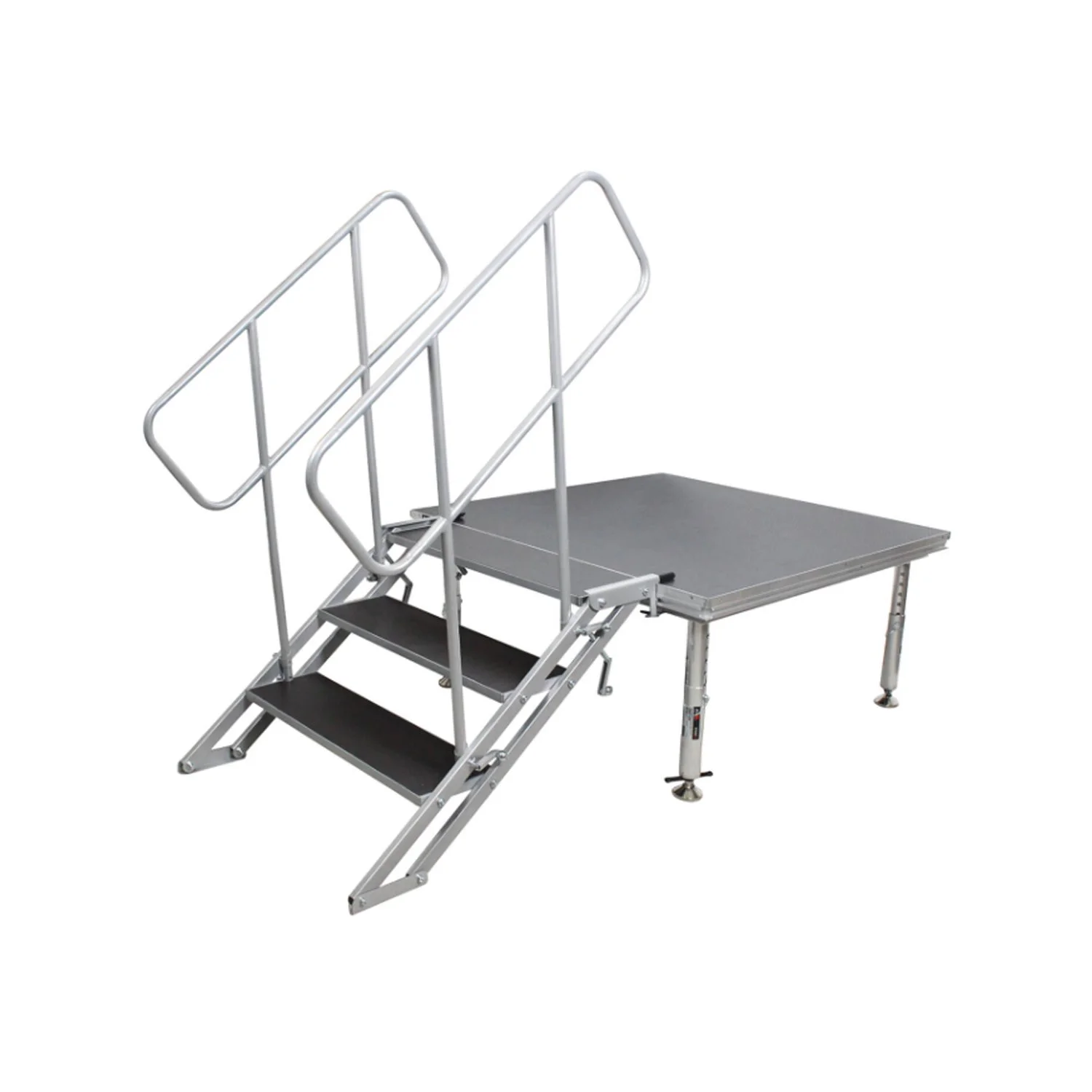Stage Stairs With Handrails
