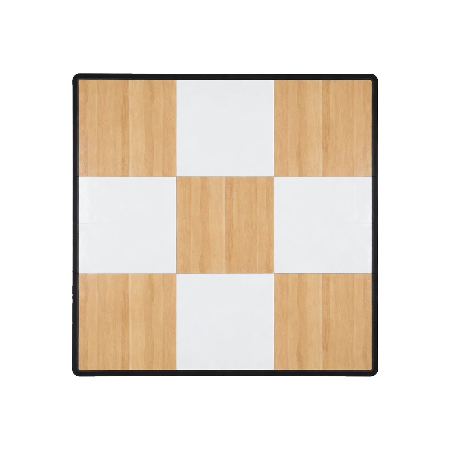 Light Maple & White Checkerboard