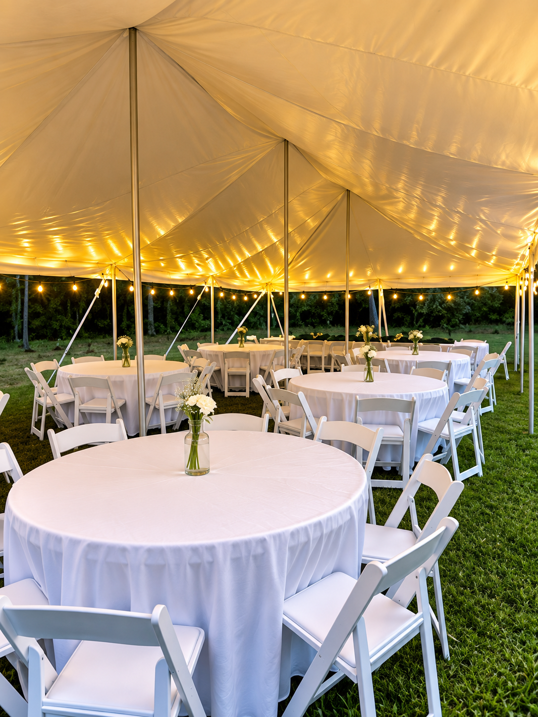 Tent Perimeter String Lighting