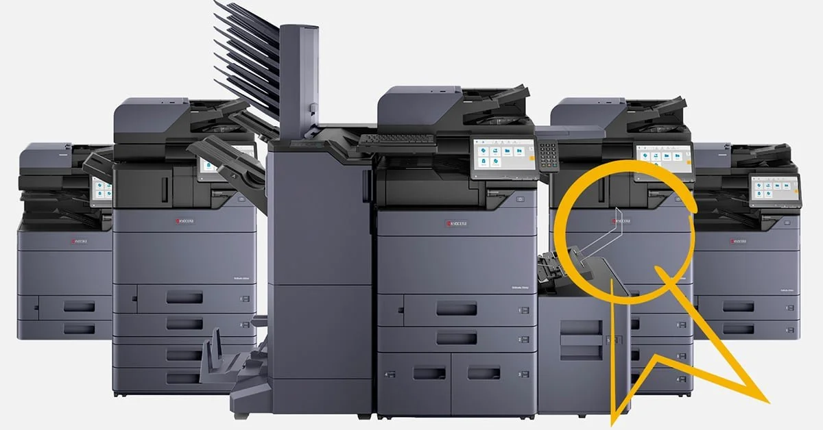 Kyocera multifunction color copiers and office printers available for business lease plans