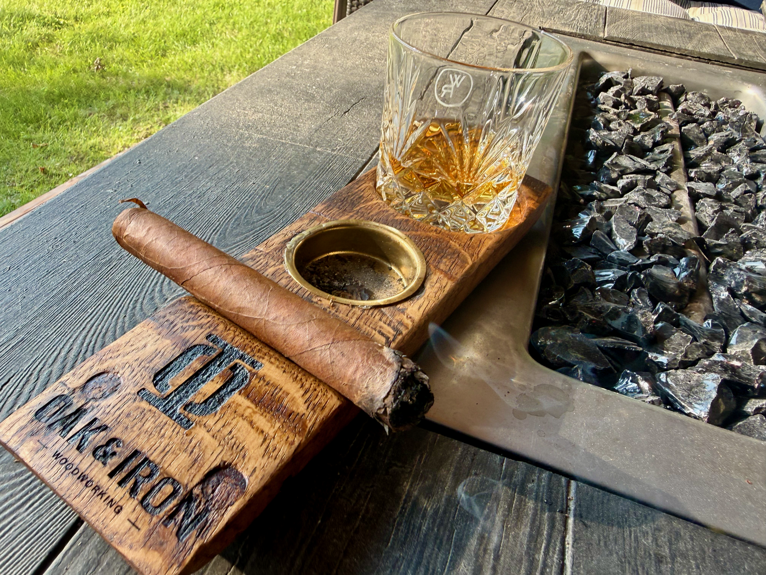 Cigar Rest, Ash Tray, & Coaster combo