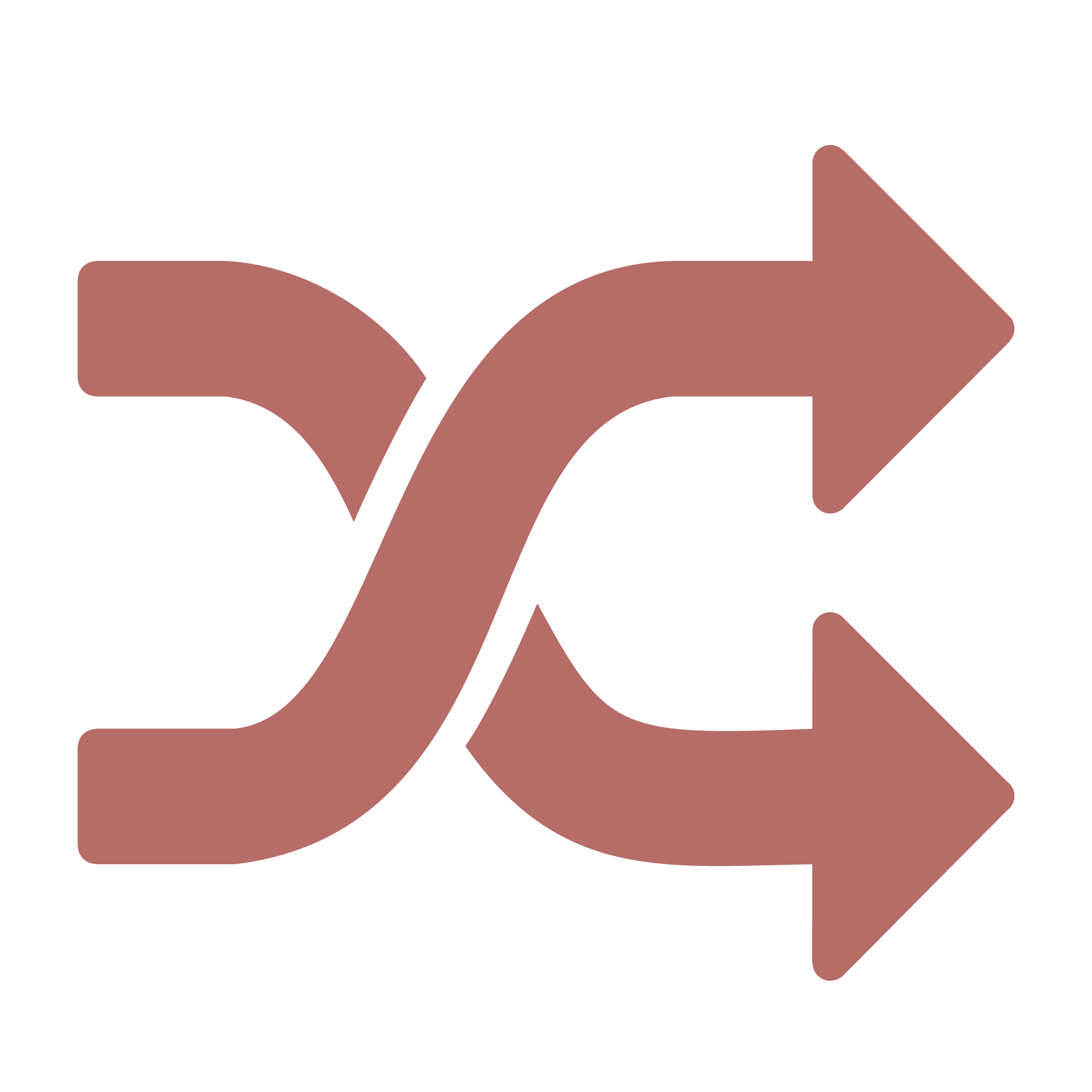 A graphic of two arrows pointing in opposite directions, one to the left and one to the right, with a modern and minimalist design.