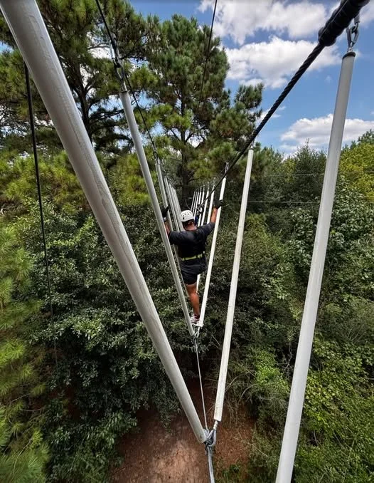 Geronimo Adventure Park: ziplines, axes, and ice cream sandwiches