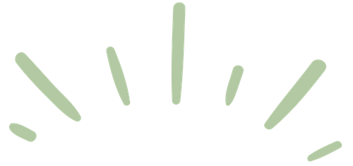 Abstract green lines radiating outward from a central point, graphic for Little Voices Speech Therapy