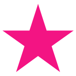 Pink star graphic