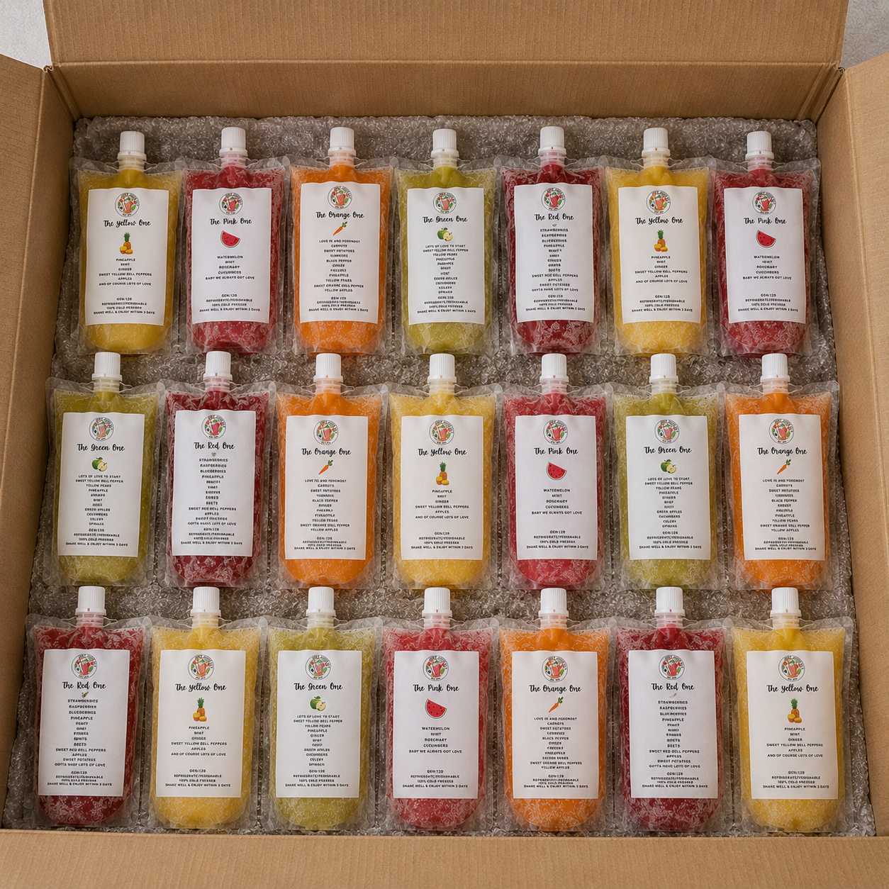 7-Day Juice Reset (21 Cold-Pressed Juice Pouches)