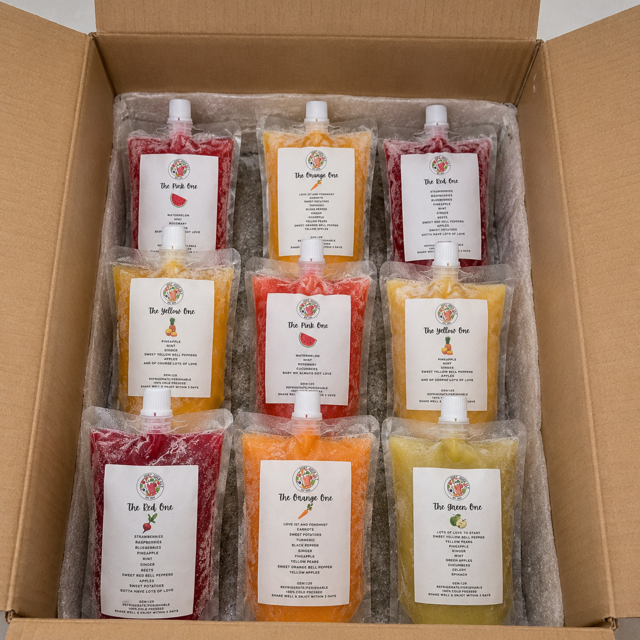 3-Day Juice Reset (9 Cold-Pressed Juice Pouches)