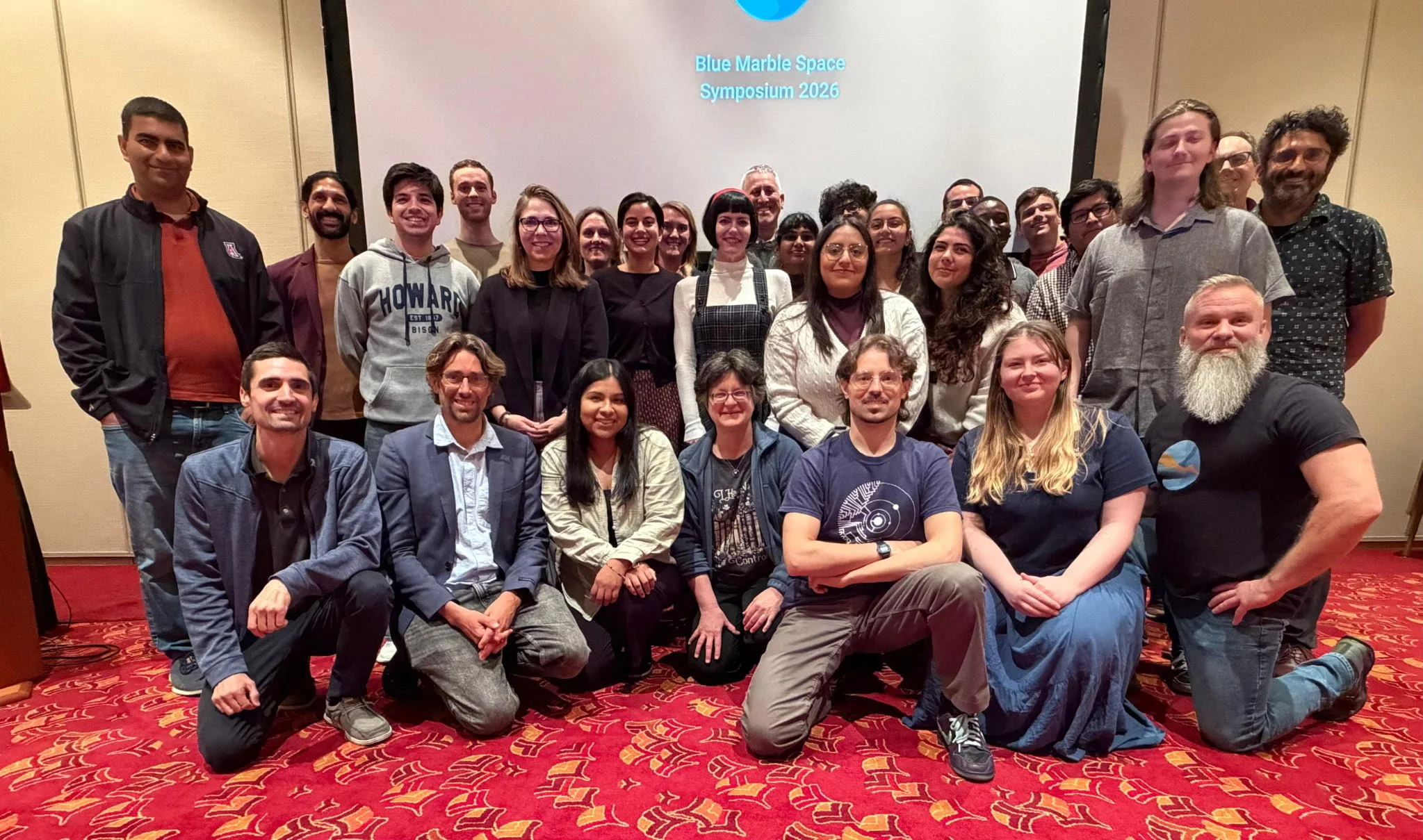 Group photo of members of BMS at the 2026 Astrobiology Science Conference