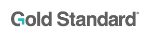 Gold Standard logo with stylized text
