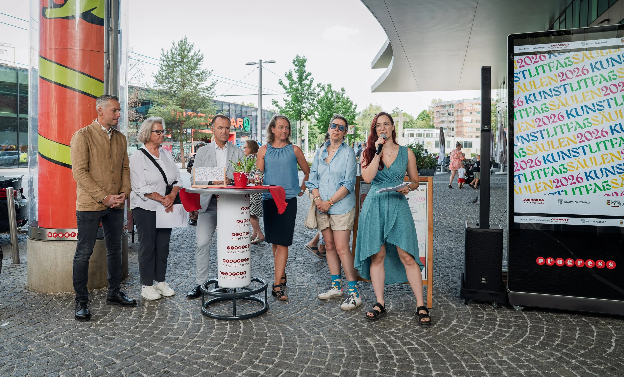 Moderation der Kunstlitfaßsäulen 2026
© Stadt:Salzburg / Alexander Killer