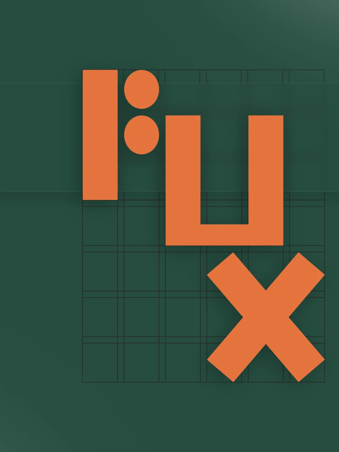 Grafik mit orangefarbenen Symbolen, die einen Häkchen, einen Kreis, einen Bogen und ein Kreuz auf dunkelgrünem Hintergrund zeigen.