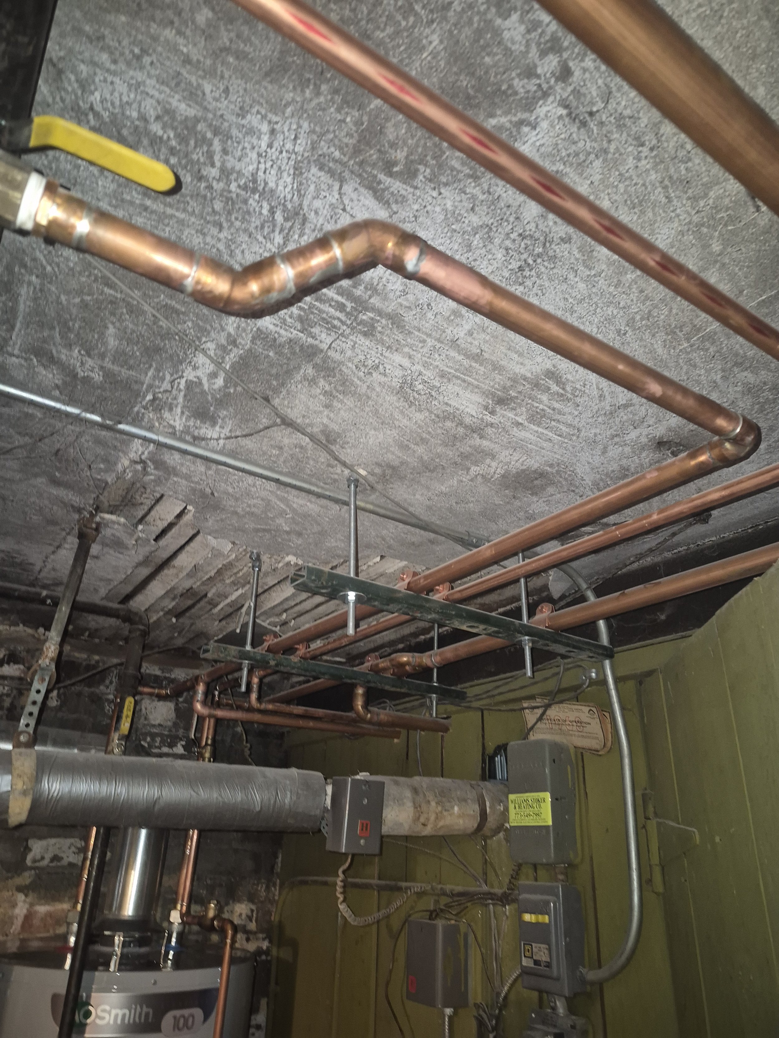 Rough-In Plumbing (Cold and Hot)