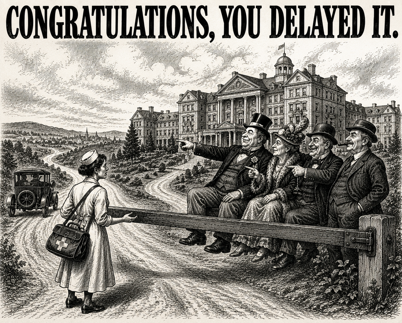 Congratulations, You Delayed It.