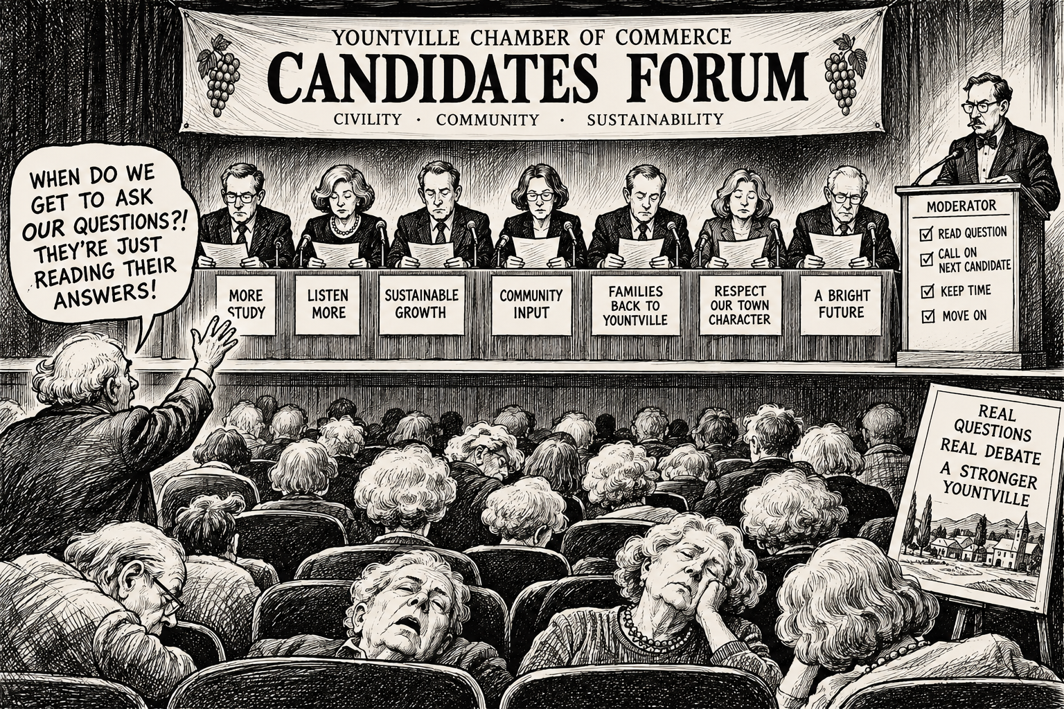 DOESN’T ANYONE WANT TO DEBATE?!