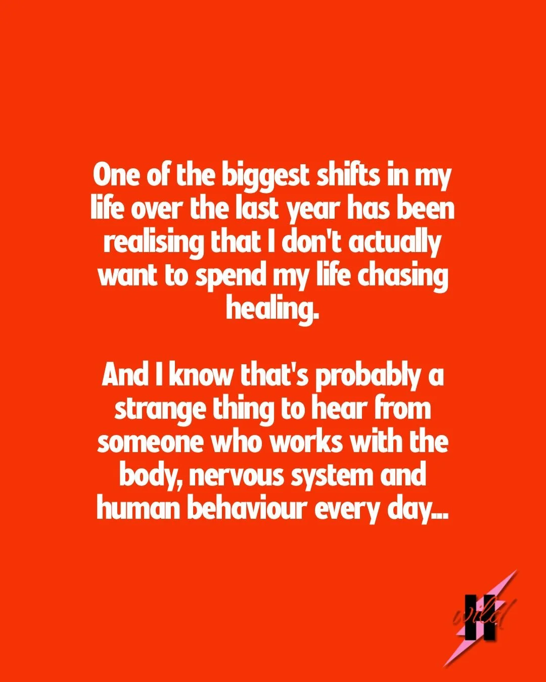 The women I work with aren&rsquo;t avoiding life, in fact, they&rsquo;re usually carrying more of it than everyone around them.

They&rsquo;re the ones people rely on, the ones who find a way through, the ones who keep moving, adapting and handling w