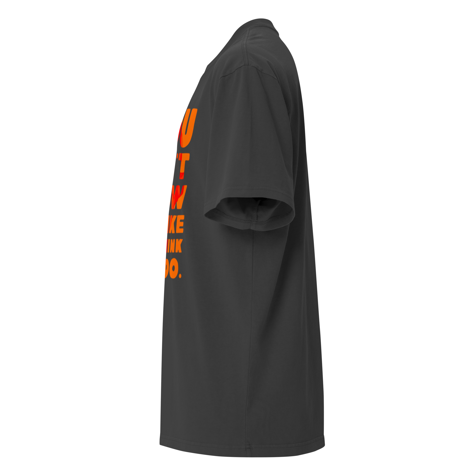Orange Shadow Oversized Tee