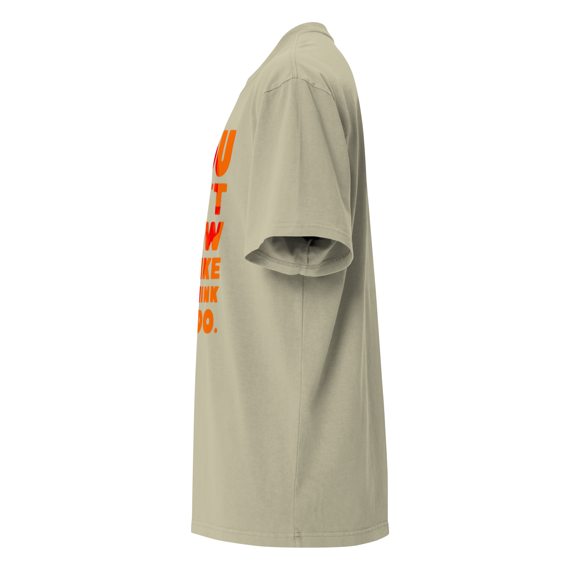 Orange Shadow Oversized Tee