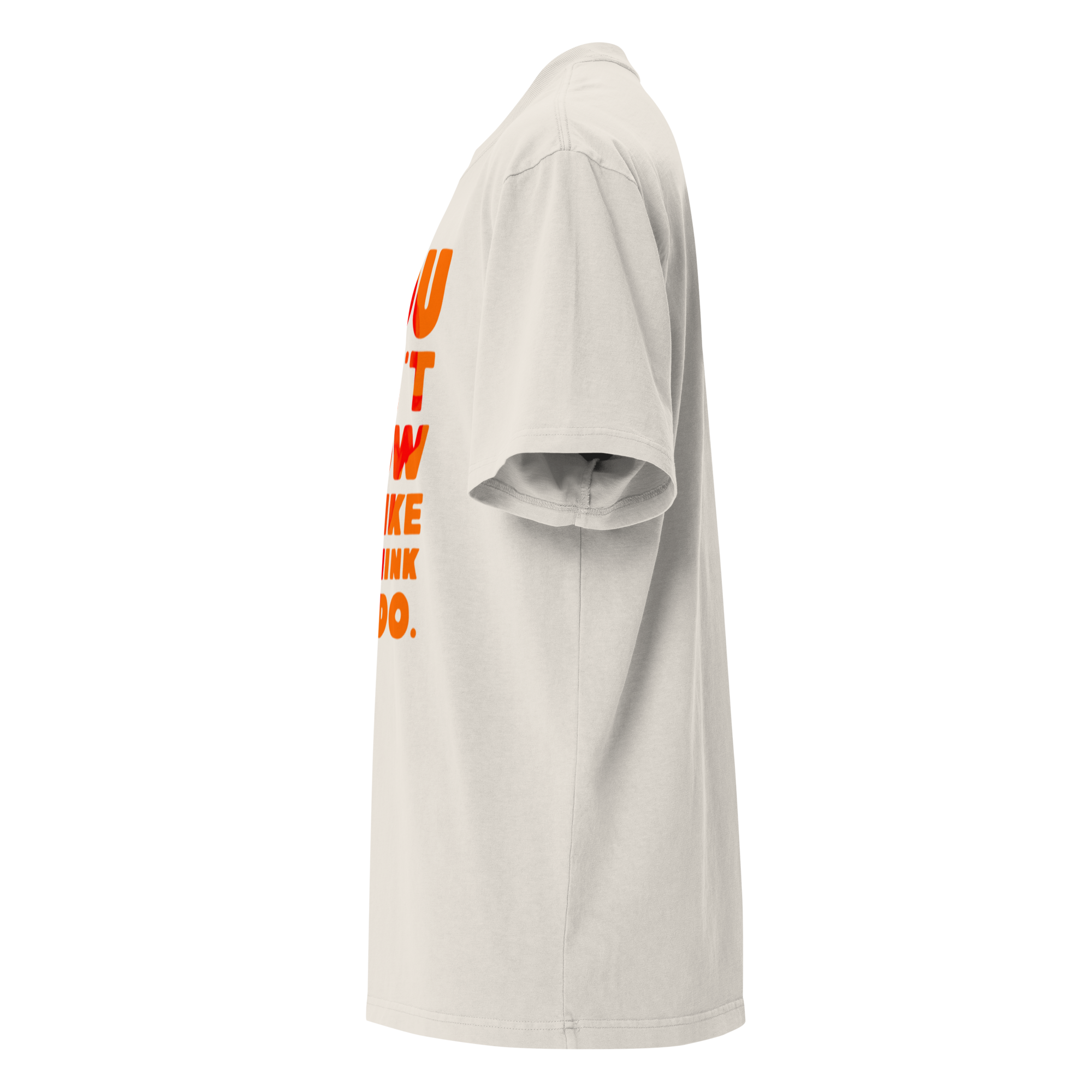 Orange Shadow Oversized Tee